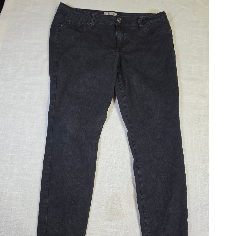 LEI Emma Jegging Womens 17 Regular Black Denim Slim Fit Stretch Jeans Pants